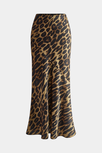 Úzká maxi sukně Elena s leopardím potiskem