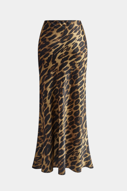 Úzká maxi sukně Elena s leopardím potiskem