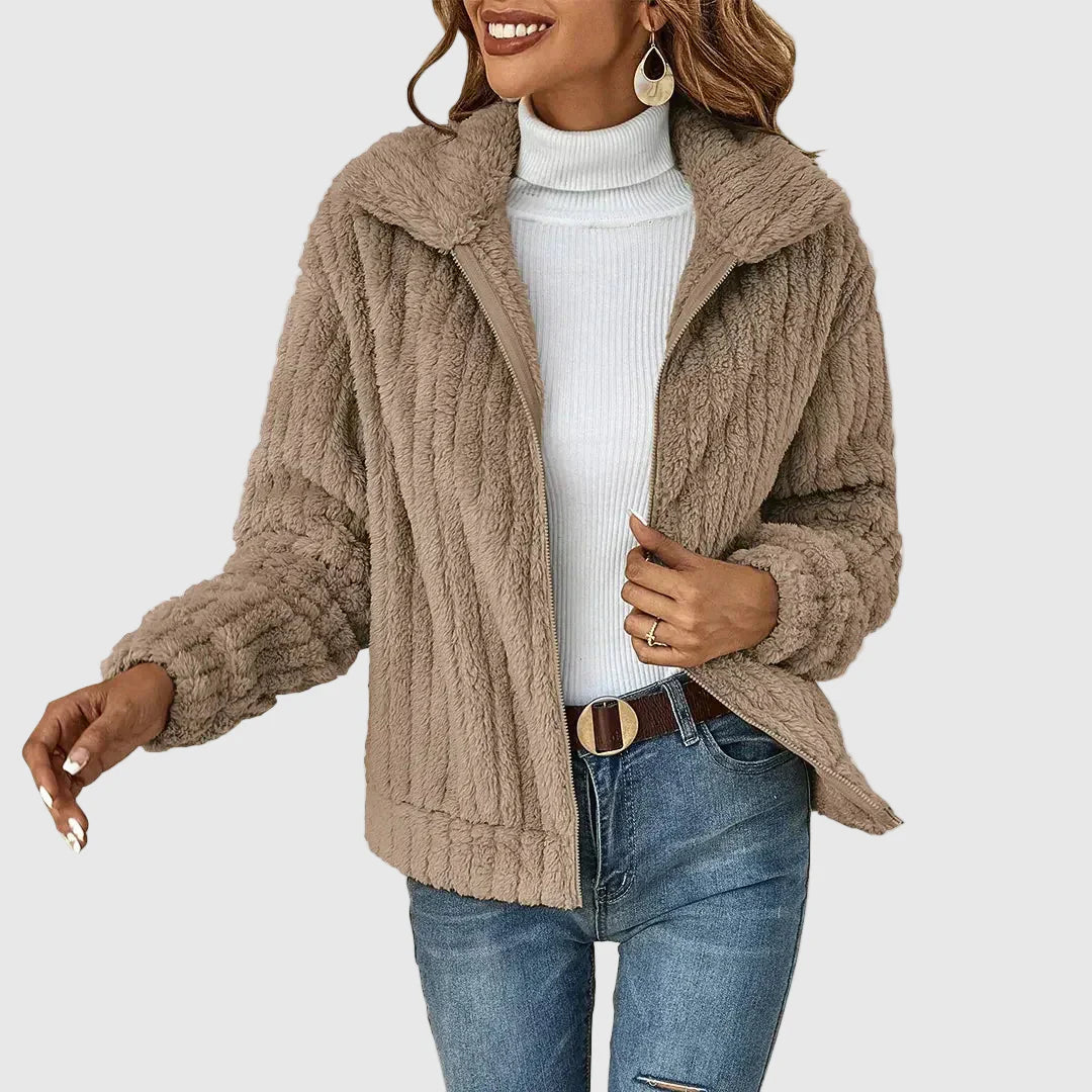 Hayden - Elegantní kabát s kožešinou