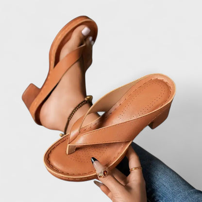 Petra - Ortopedické pantofle s podpatky