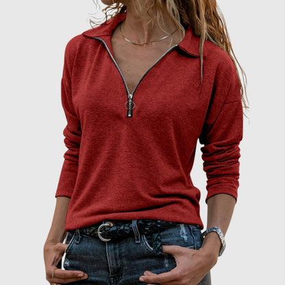 Nadine - Dámské svetry s půlzipem