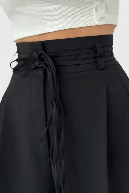 Šněrovací kalhoty Sophie Wide Leg