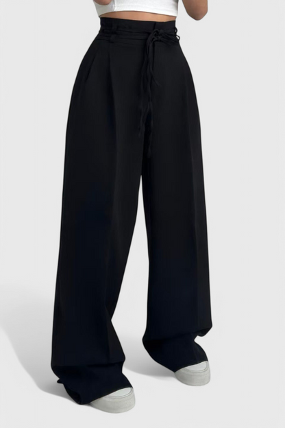 Šněrovací kalhoty Sophie Wide Leg