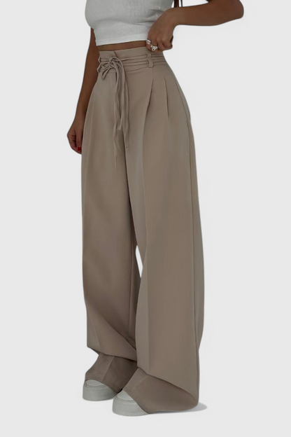 Šněrovací kalhoty Sophie Wide Leg