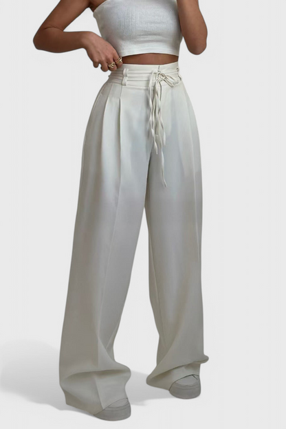 Šněrovací kalhoty Sophie Wide Leg