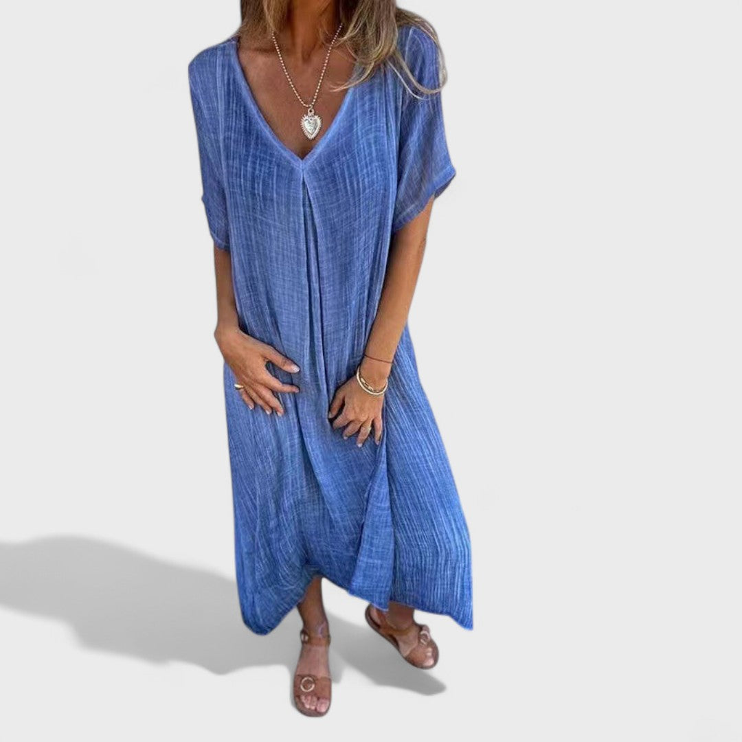 Ester - Šaty s V-výstřihem