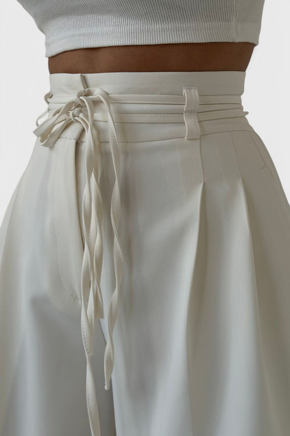 Šněrovací kalhoty Sophie Wide Leg