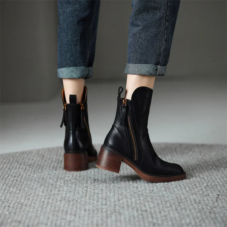 Klara | Botines de piel
