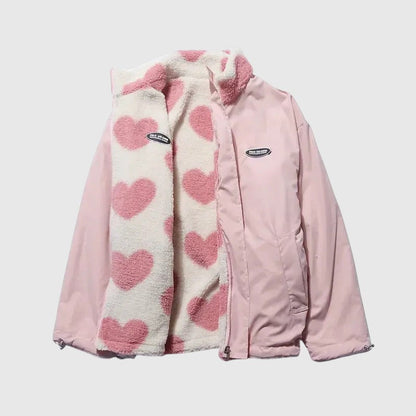 Katharina - Oboustranná srdcová bunda