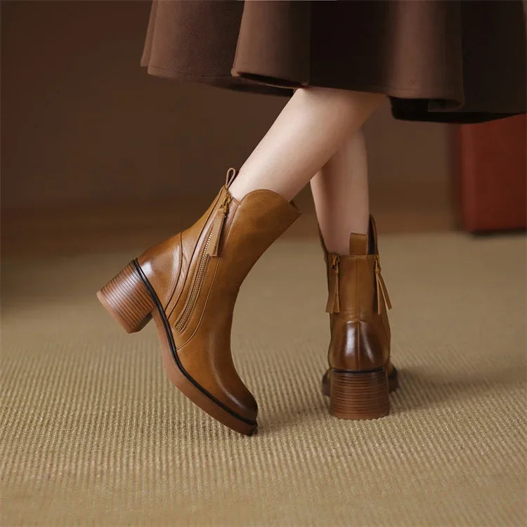 Klara | Botines de piel