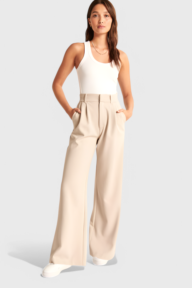 Široké kalhoty Tinashe Tailored