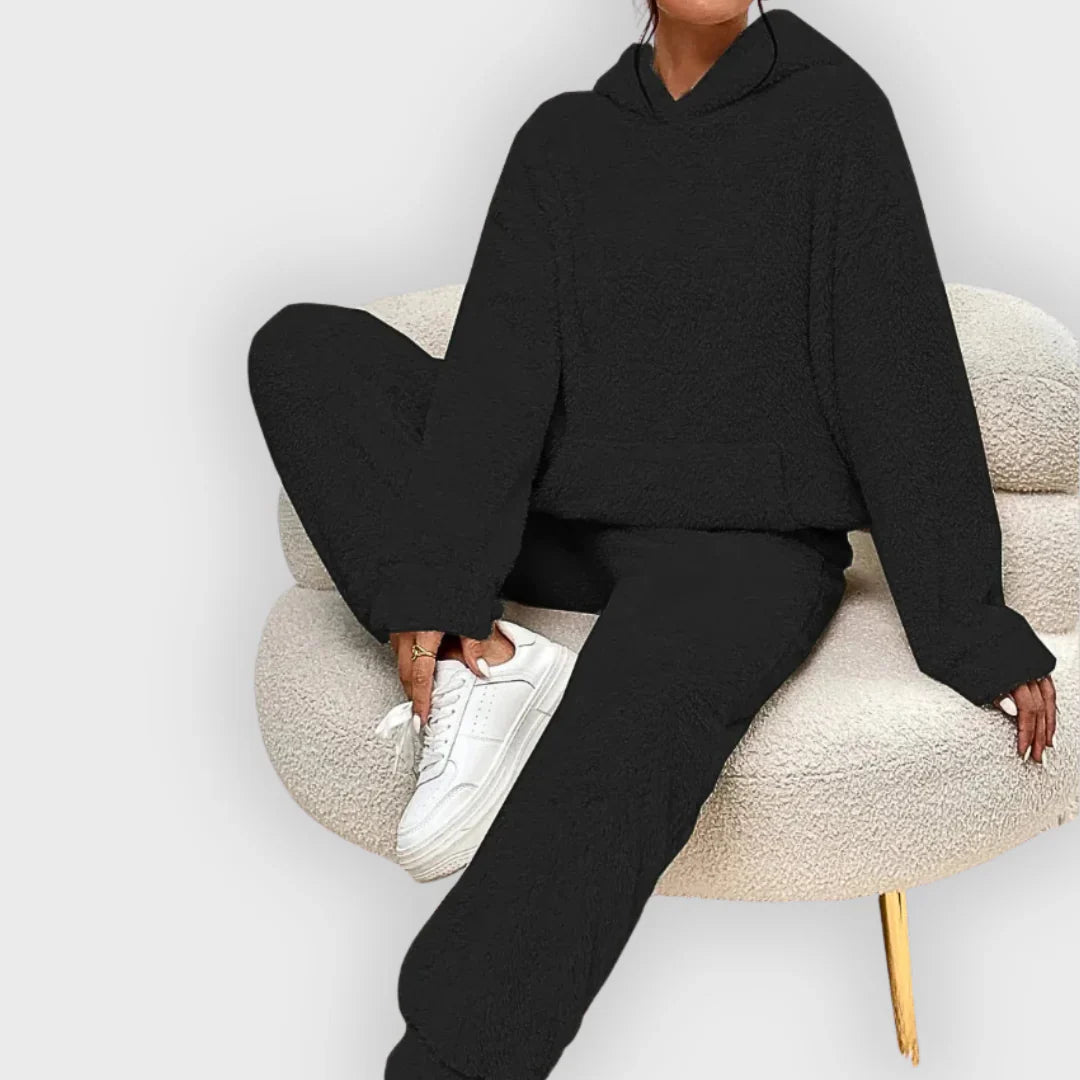 Helena | Ultra pohodlná pyžamová sada z měkké kožešiny