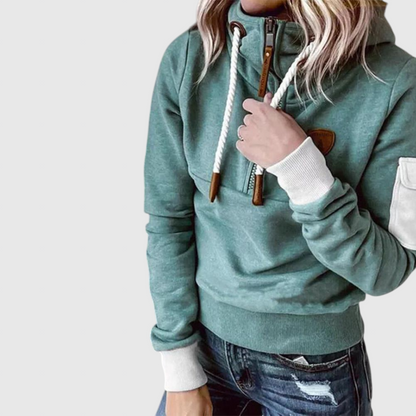 Andrea - Měkká mikina s kapucí