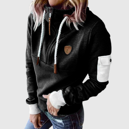 Andrea - Měkká mikina s kapucí