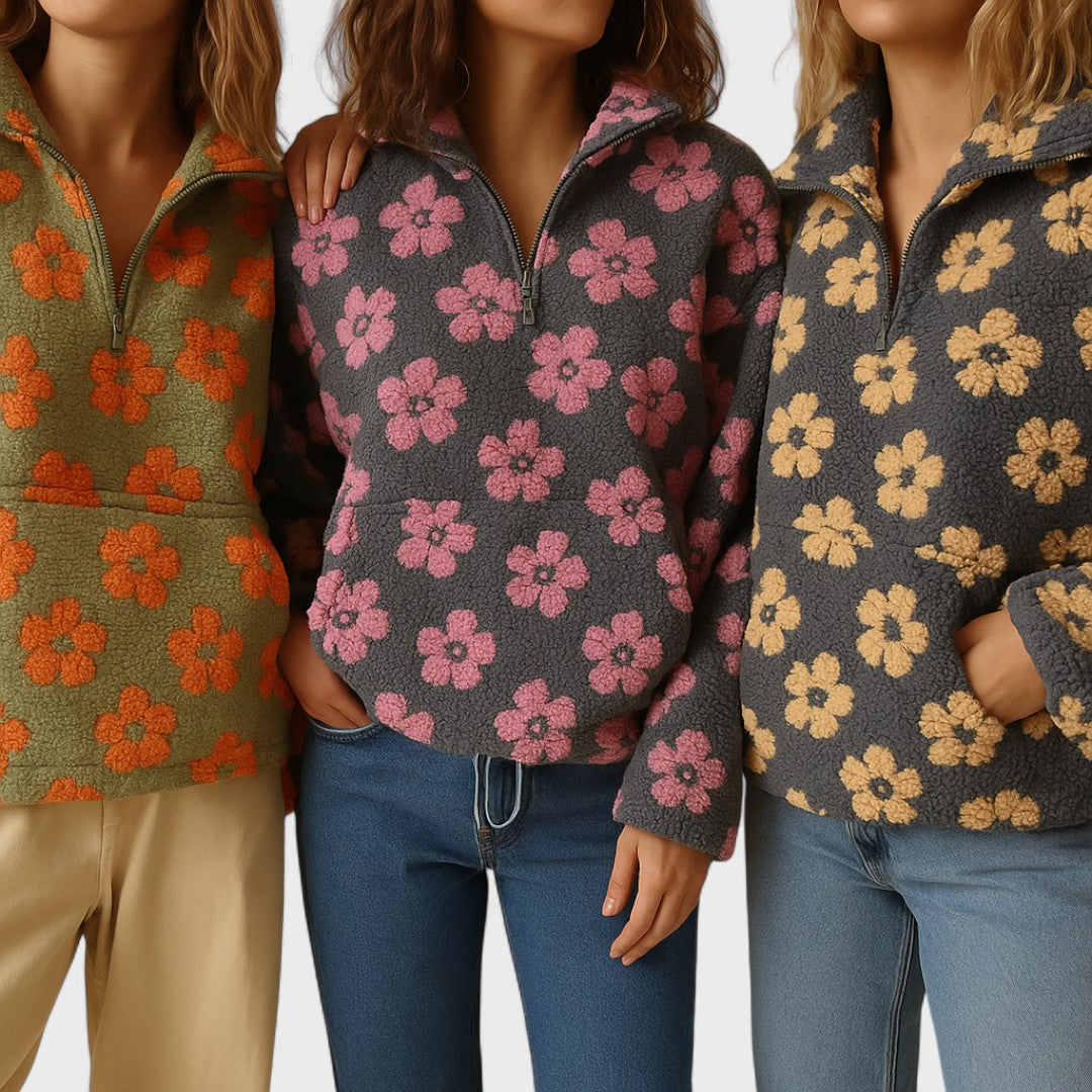 Daisy | Polar fleece květinový