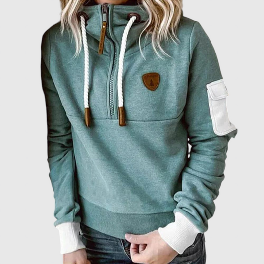 Andrea - Měkká mikina s kapucí