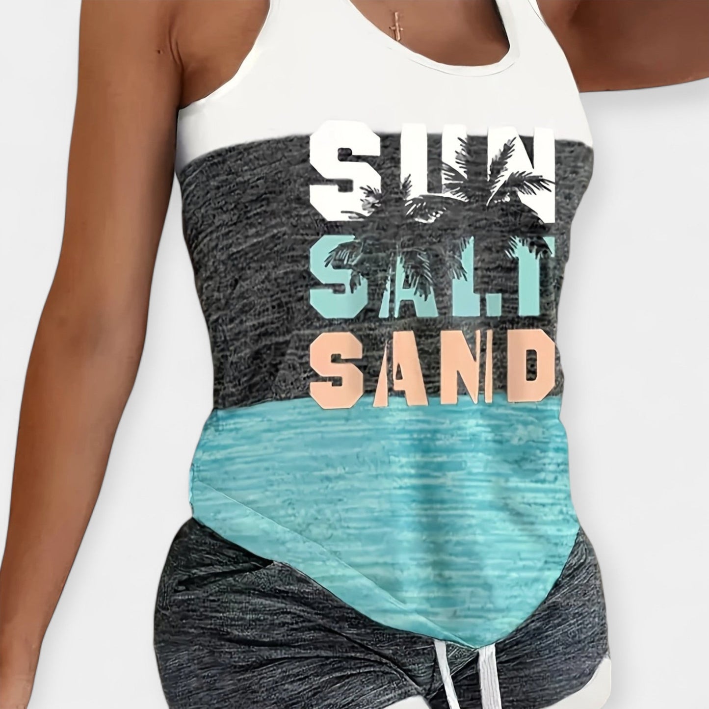 Letní sada s palmami