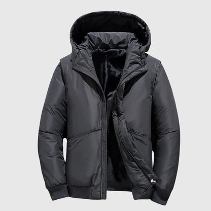 Josef - Prošívaná bunda s kapucí a odolnou úpravou