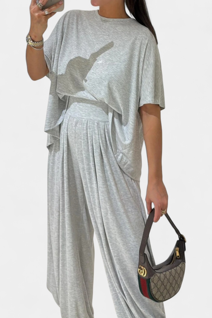 Souprava Trista Casual Soft Top a Wide Leg Kalhot