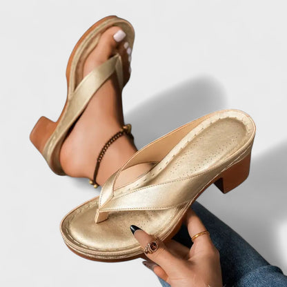 Petra - Ortopedické pantofle s podpatky