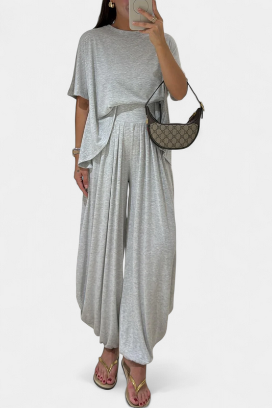 Souprava Trista Casual Soft Top a Wide Leg Kalhot