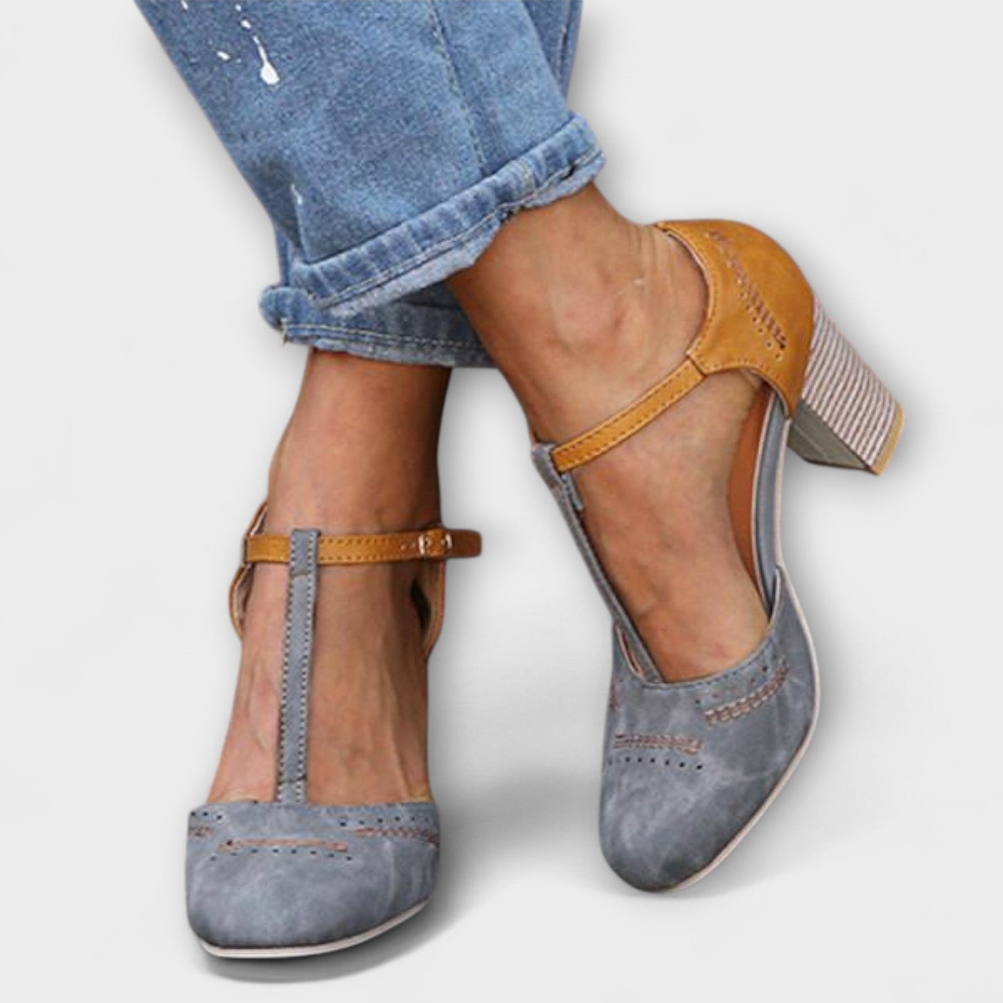 Aurora - Stylové ortopedické vysoké podpatky