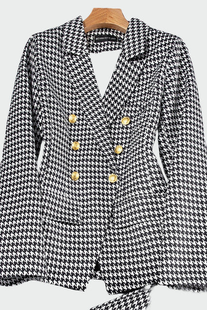 MOONDOKI-Elegantní kabát černý