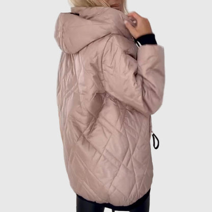 Jayne - Prošívaná Teplá a Elegantní Parka