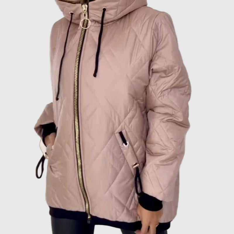Jayne - Prošívaná Teplá a Elegantní Parka